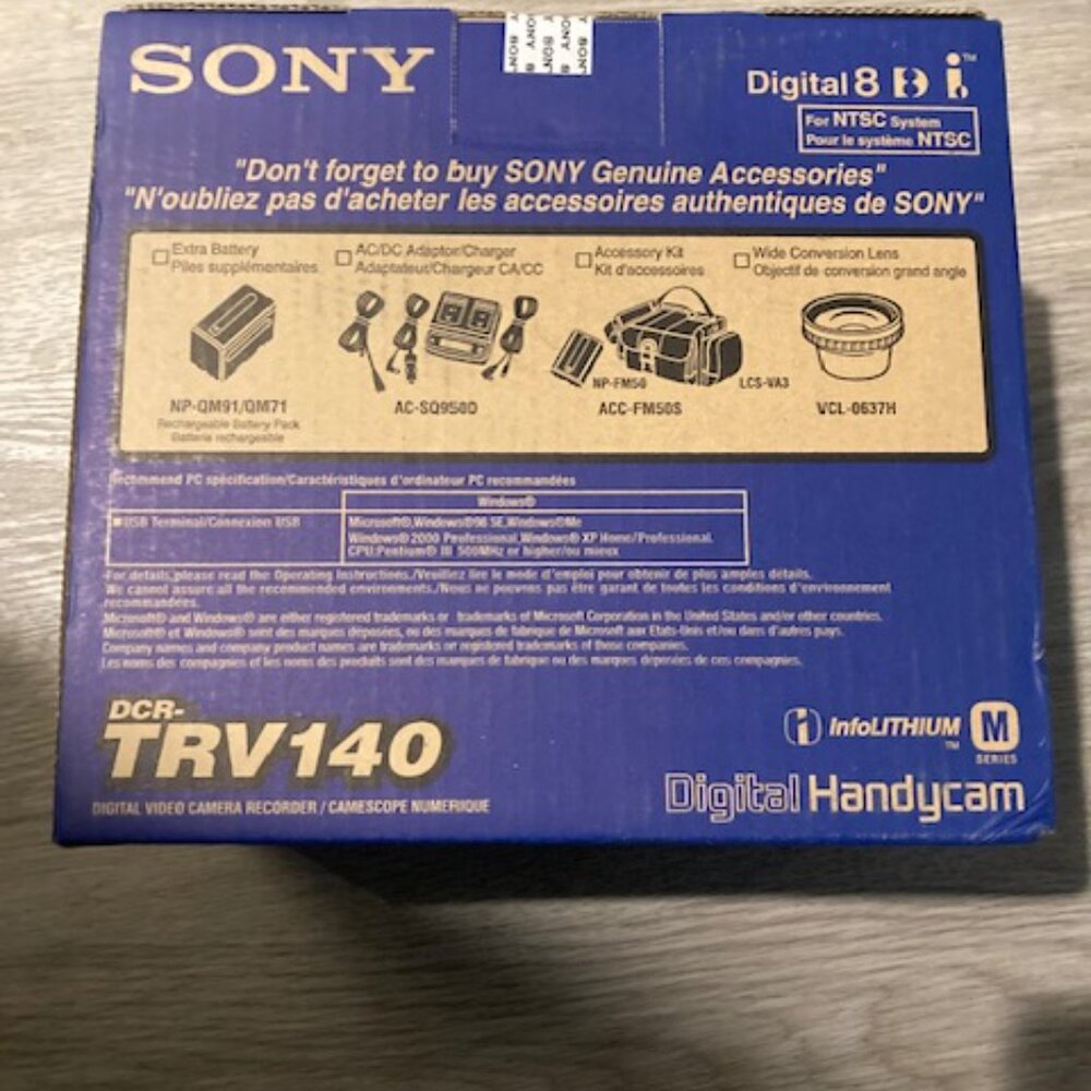 Sony Digital Handycam DCR-TRV140 Digital Video Camera - Picture 6 of 7
